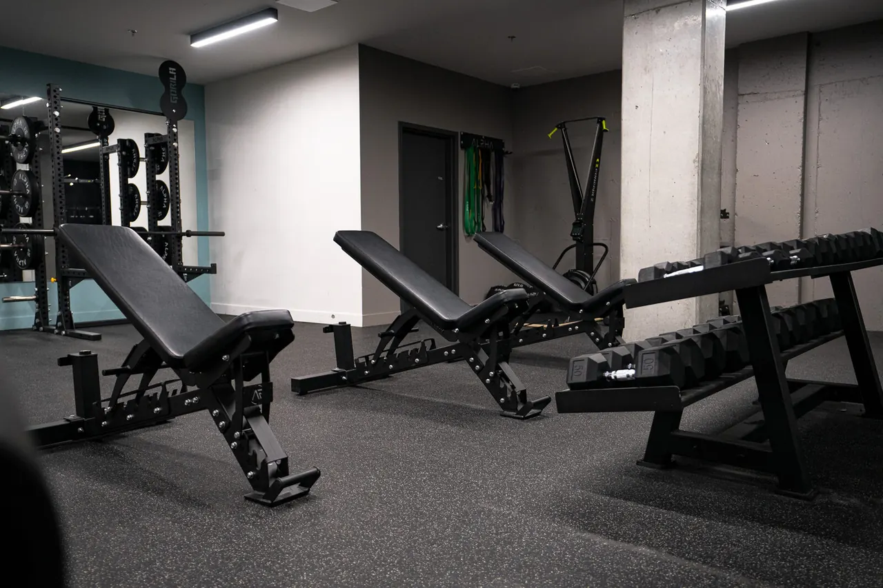 Sherwin Condos — residential fitness amenity